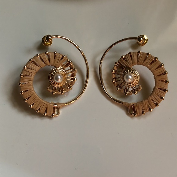 Boho Chic Woven Earrings - Picture 6 of 7